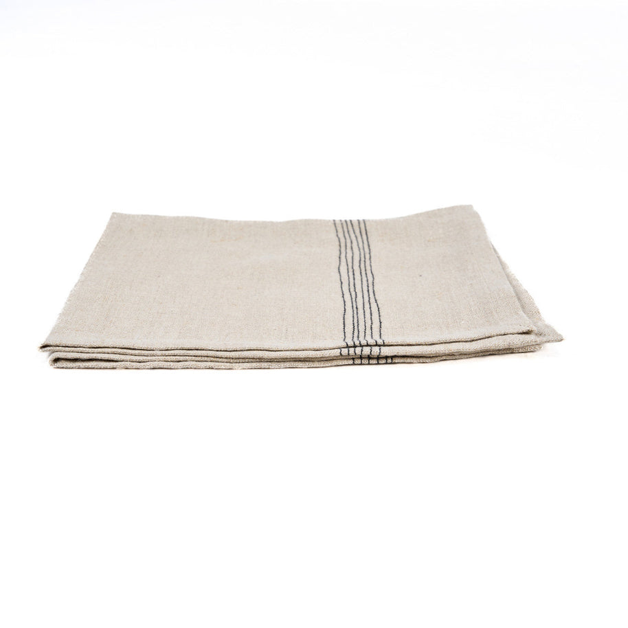 De Lint Biscuit-servet - natuurlijk zwart - 45x45
