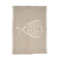 The Linen Fish Keukendoek - naturel wit - 50x70 cm