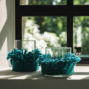 De Oh My Gee Kaarsenhouder - Aqua - M