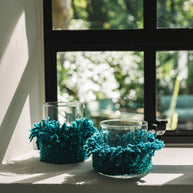 De Oh My Gee Kaarsenhouder - Aqua - M