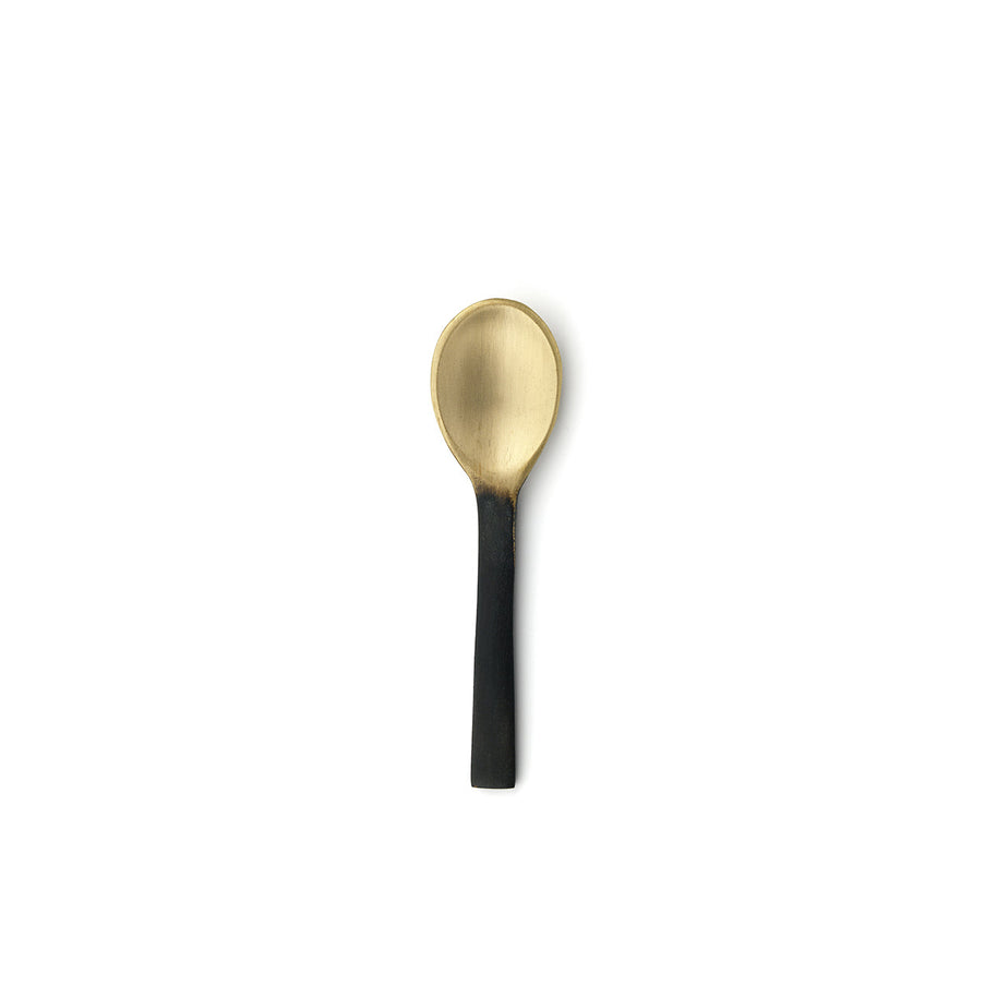 De mini-zoutschep - zwart met goud - S