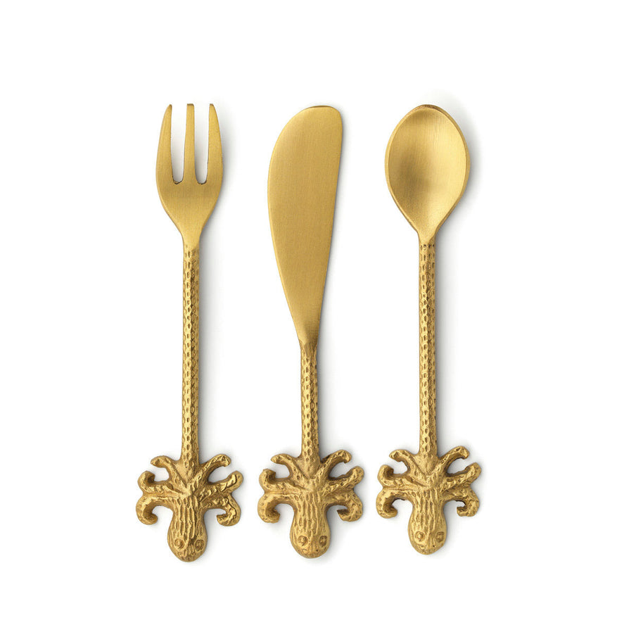 De Octopusvork - Goud - S