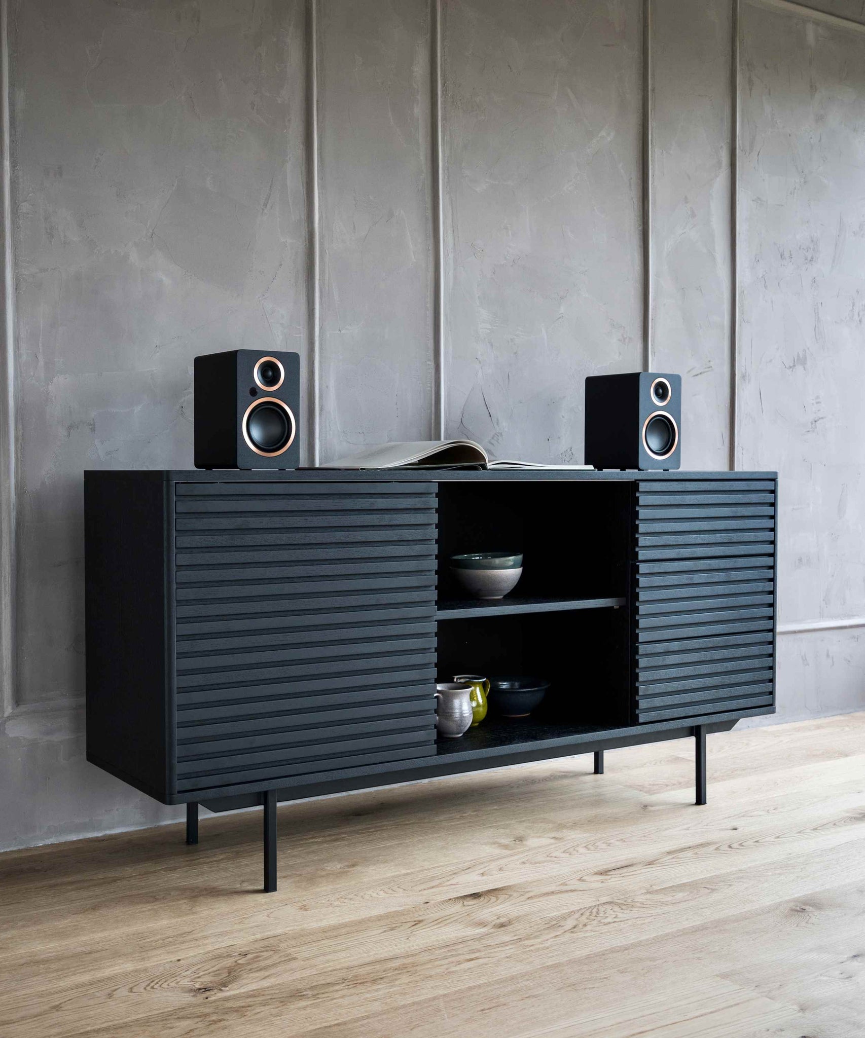 Sense dressoir - zwarte eik