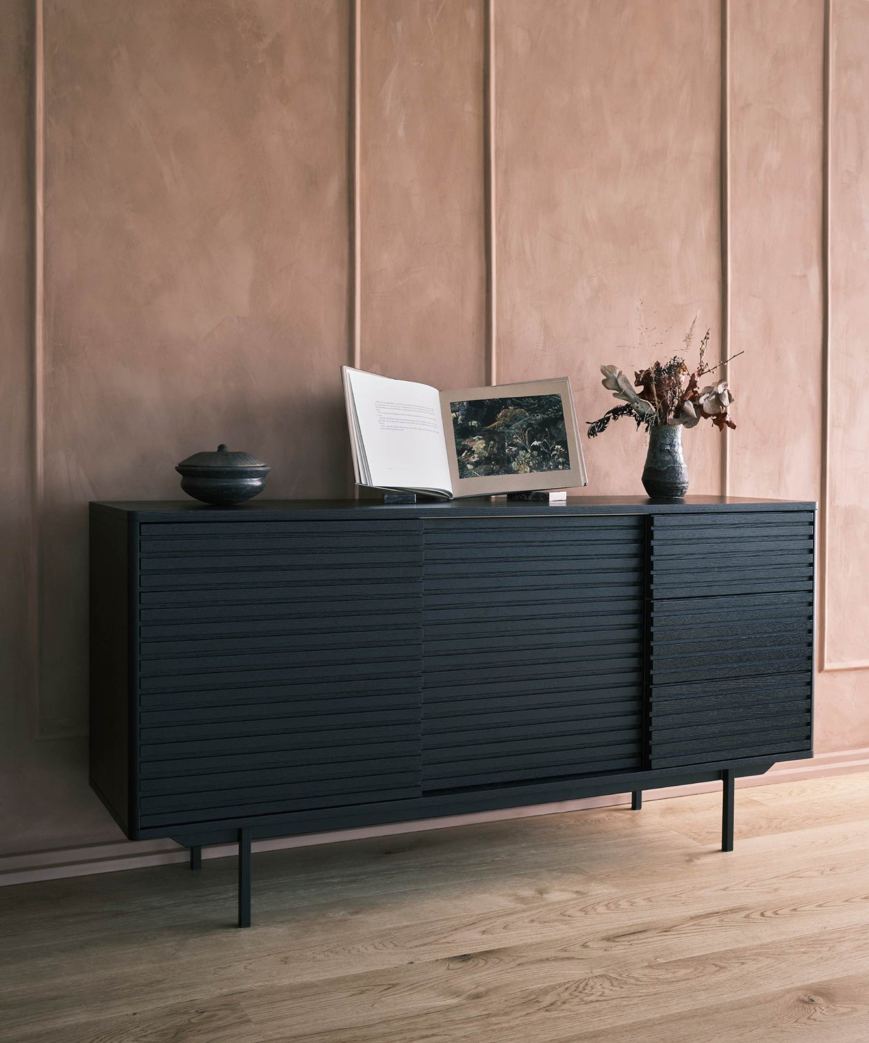 Sense dressoir - zwarte eik