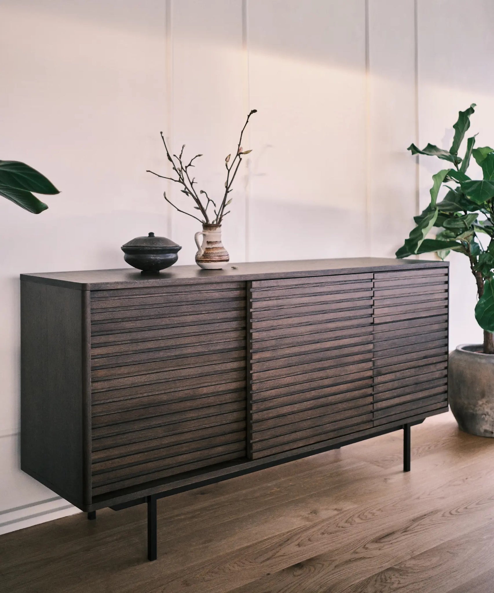 Sense dressoir - gerookt bruin eiken