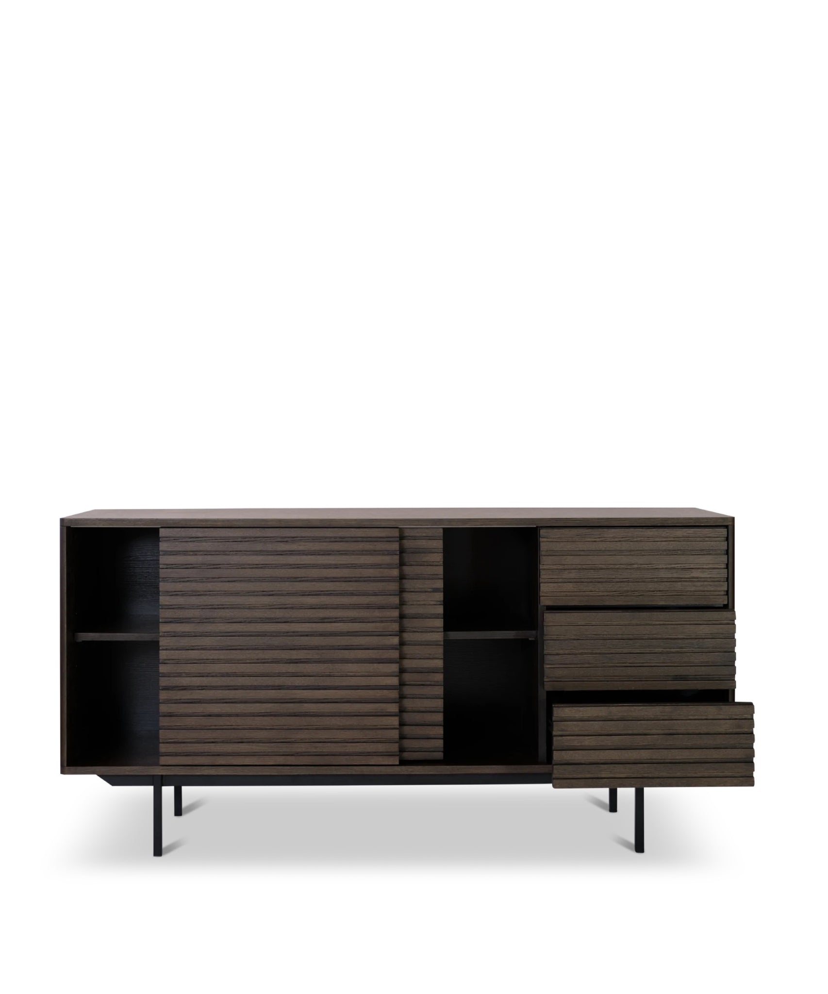Sense dressoir - gerookt bruin eiken