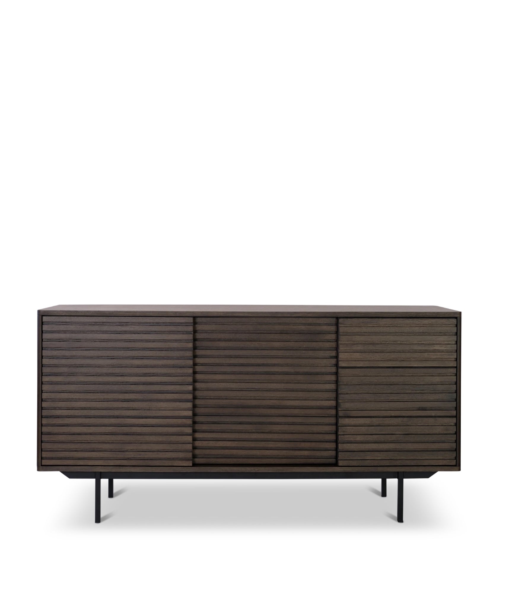 Sense dressoir - gerookt bruin eiken