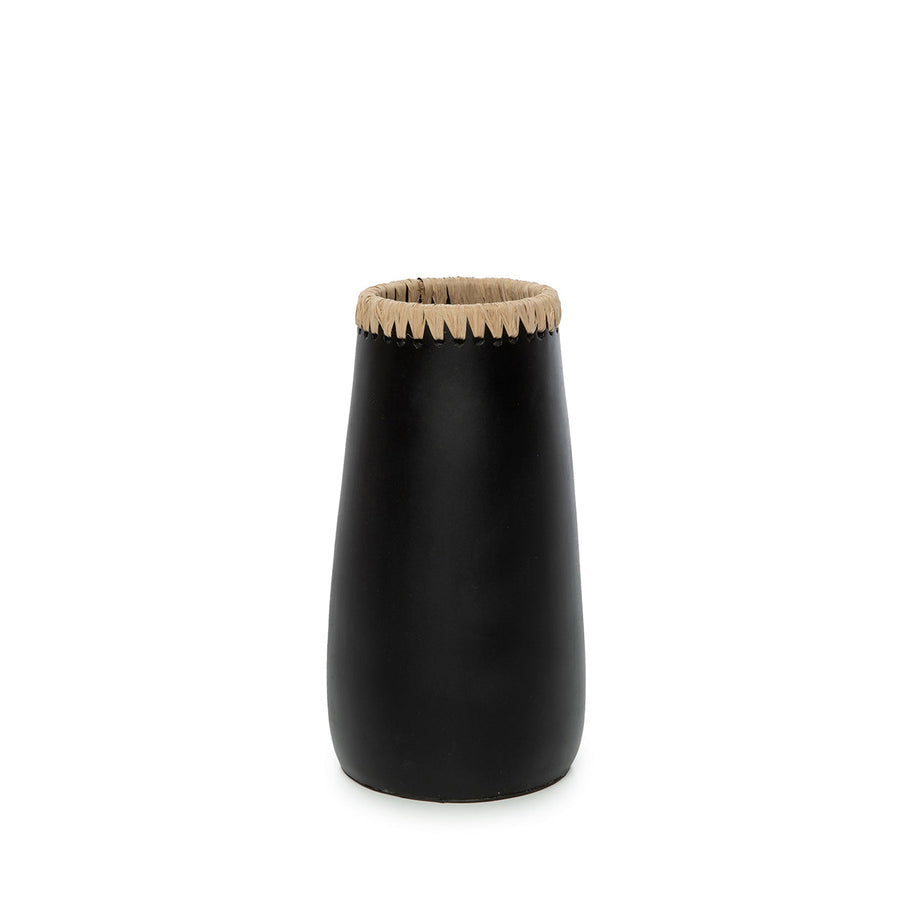 De Stiekeme Vaas - Zwart Naturel - M