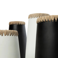 De Stiekeme Vaas - Zwart Naturel - M