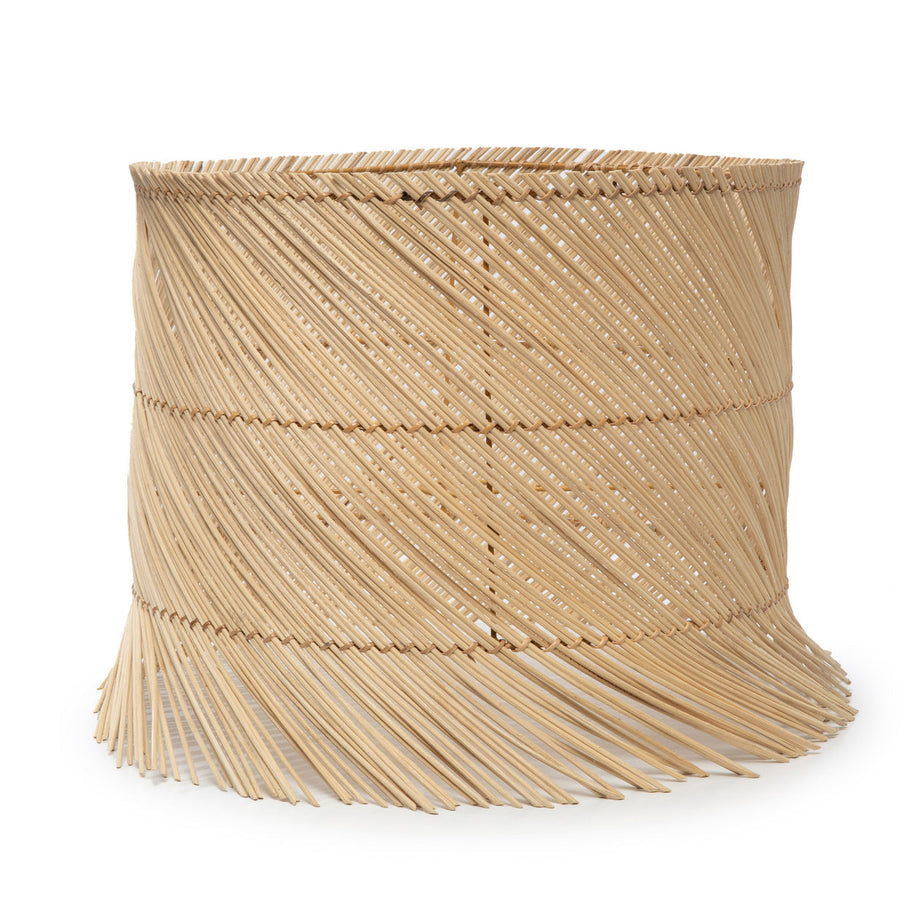 De rotan tafellampenkap - naturel