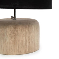 Teakhouten tafellampvoet - naturel