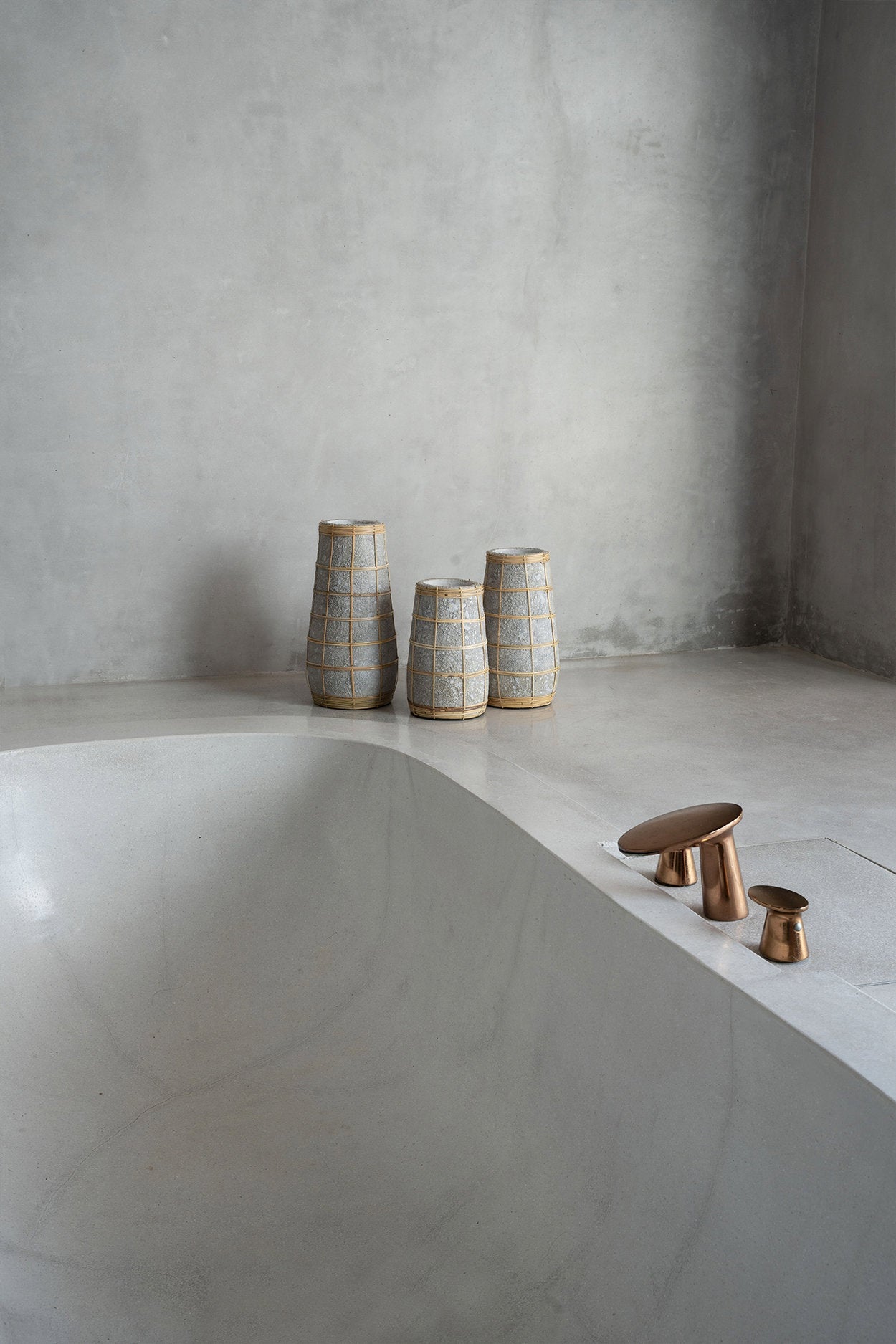 De Cutie Vaas - Beton naturel - S