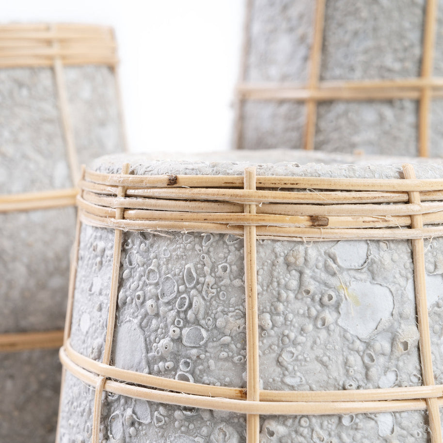 De Cutie Vaas - Beton naturel - S