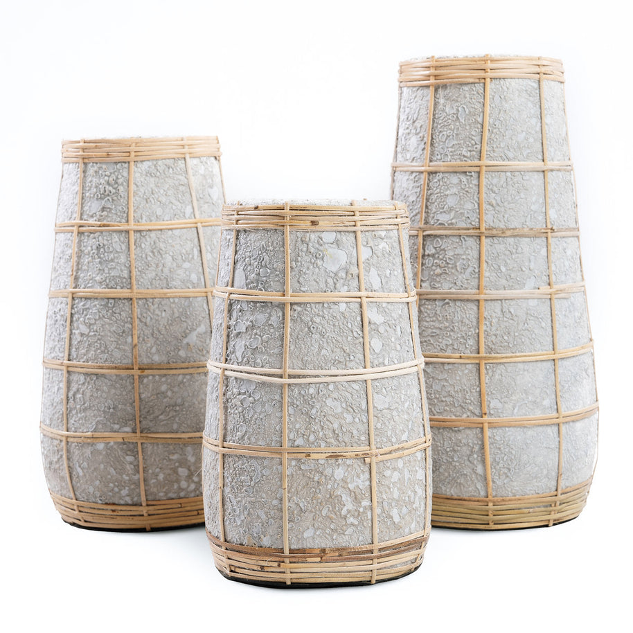 De Cutie Vaas - Beton naturel - S