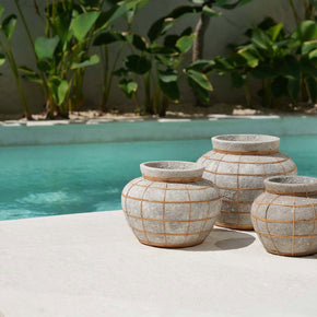 De Belly Vaas - Beton Naturel - M