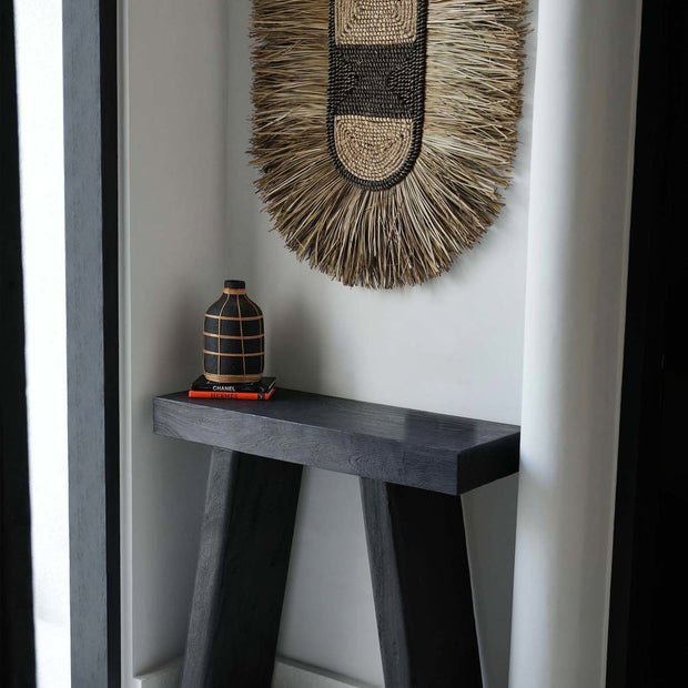 De Whoopy Vaas - Zwart Naturel - M