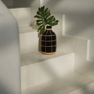 De Whoopy Vaas - Zwart Naturel - M