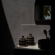 De Whoopy Vaas - Zwart Naturel - M