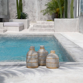 De Whoopy-vaas - beton naturel - M
