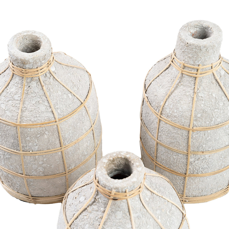 De Whoopy-vaas - beton naturel - M
