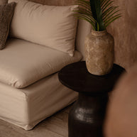 De Clay Echo vaas - crème - M