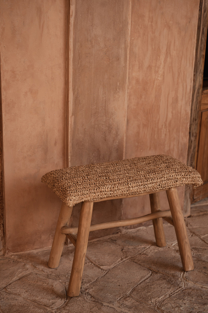 De Raffia Bank - Naturel
