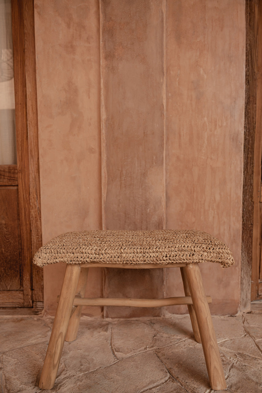 De Raffia Bank - Naturel