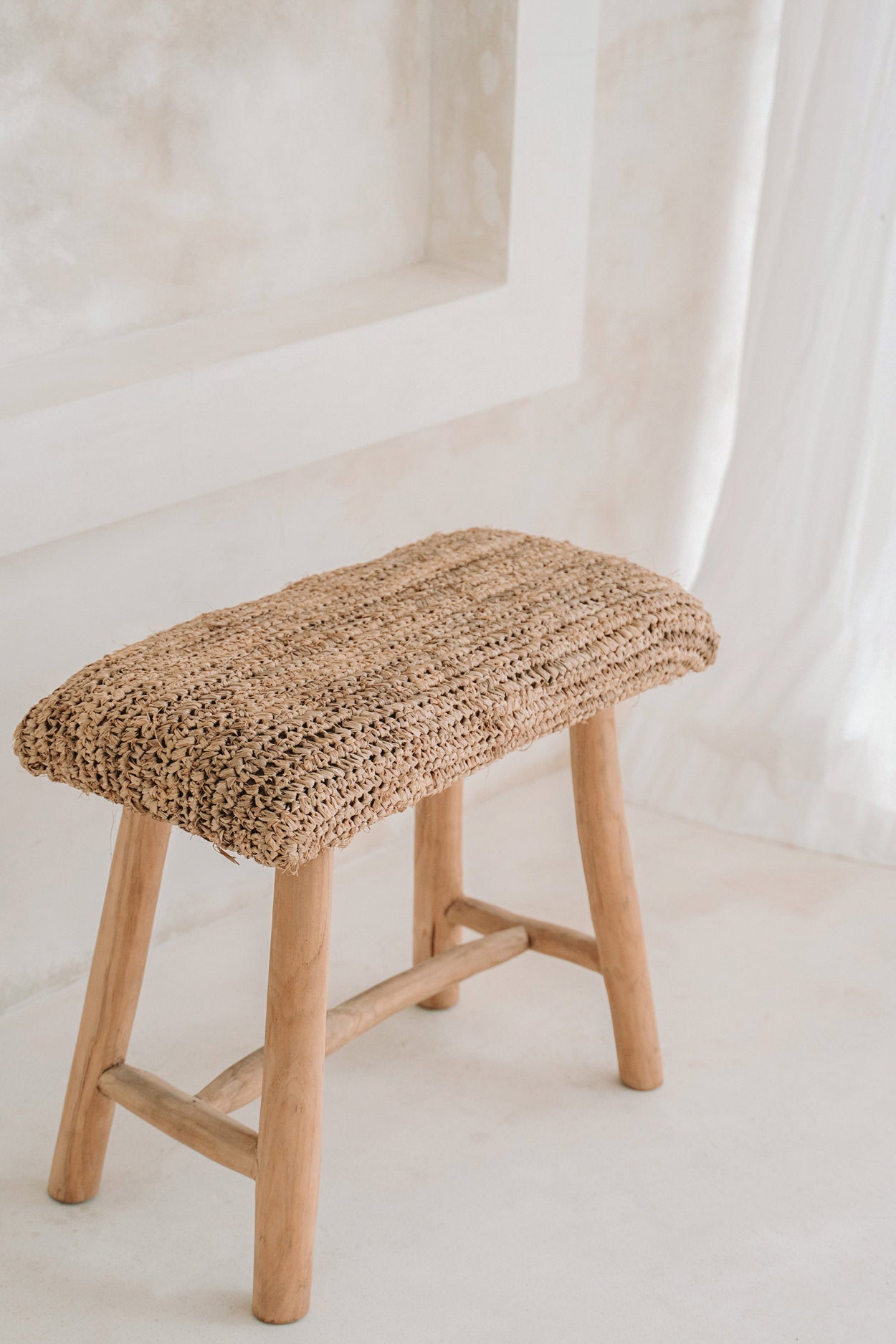 De Raffia Bank - Naturel