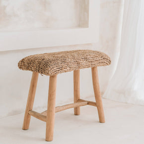 De Raffia Bank - Naturel
