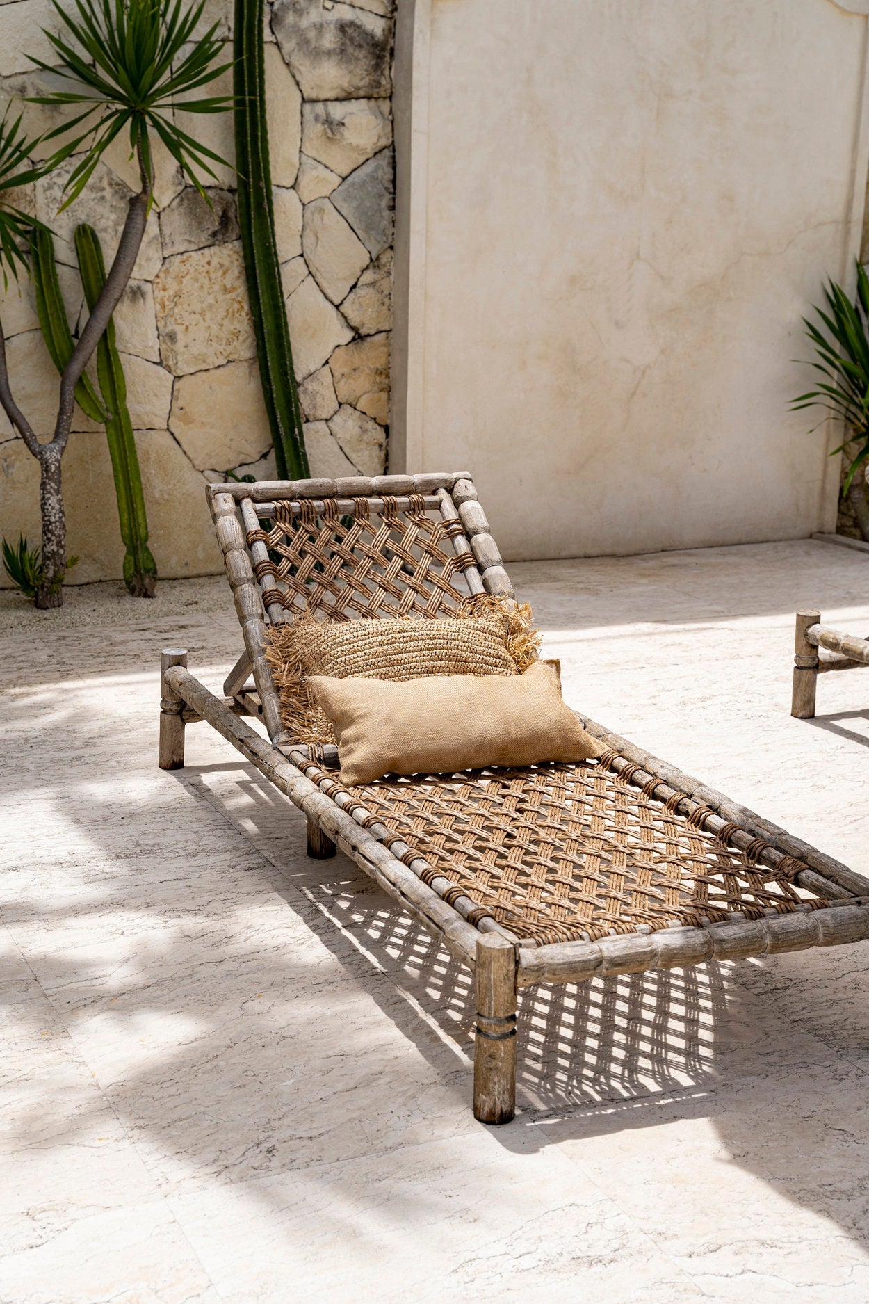 De jute kussenhoes - naturel - 30x60