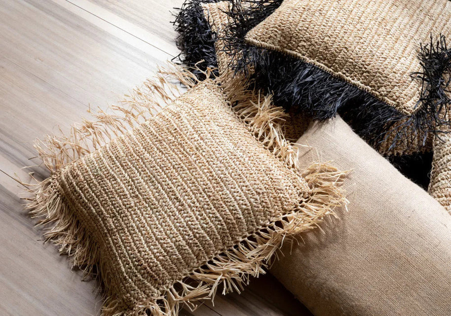 De jute kussenhoes - naturel - 30x60