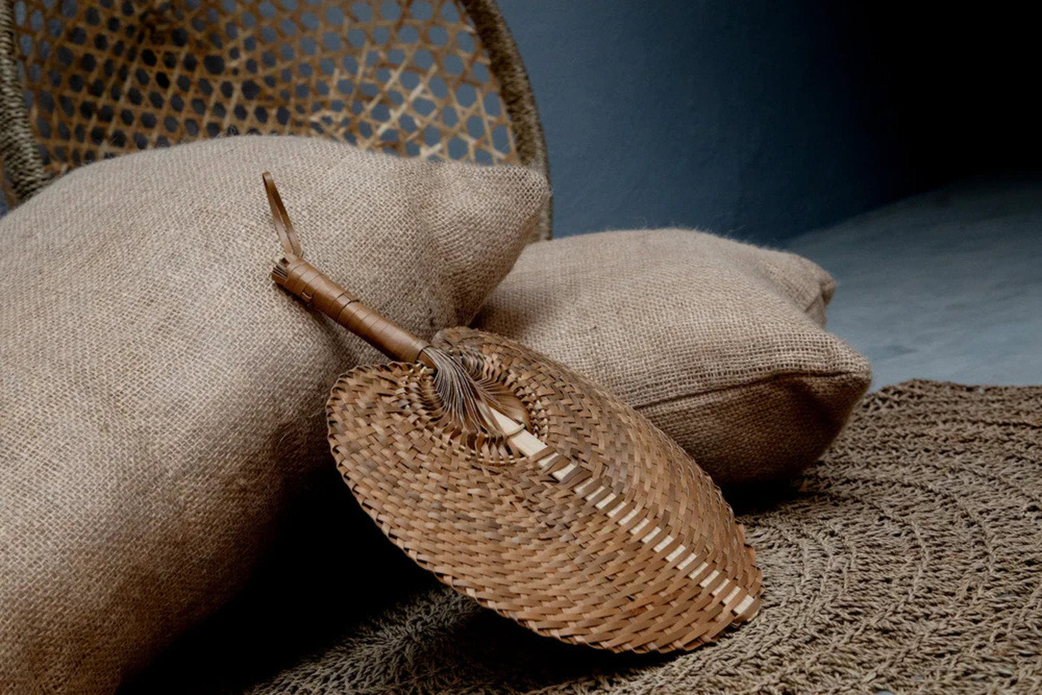 De jute kussenhoes - naturel - 30x60