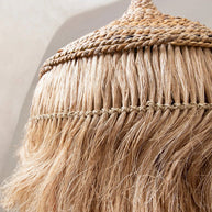 De Abaca Hoola-hanglamp - naturel - L