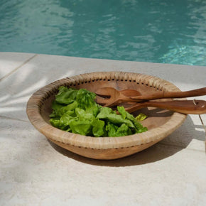 De gedraaide saladevork - naturel