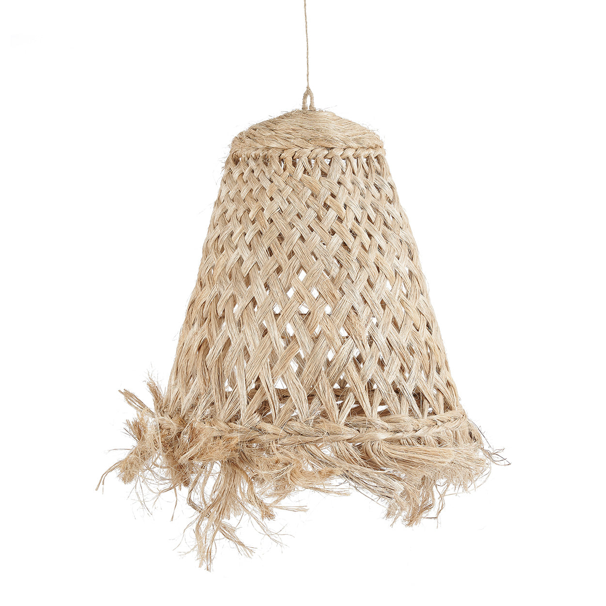 De Abaca kwallenhanger - naturel - M