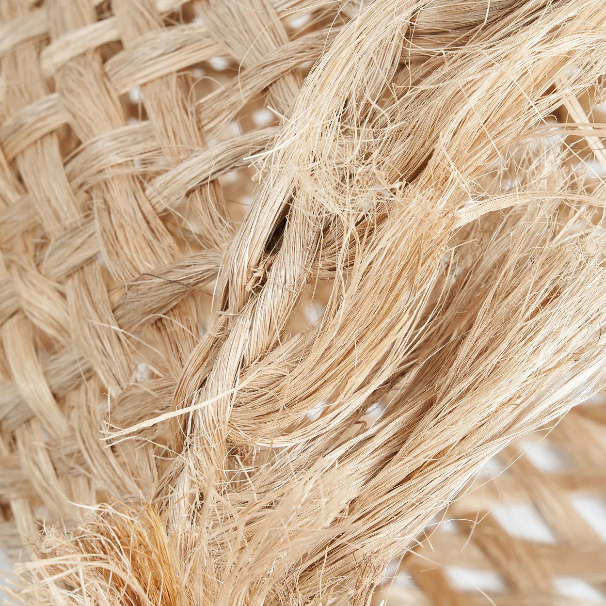 De Abaca kwallenhanger - naturel - M