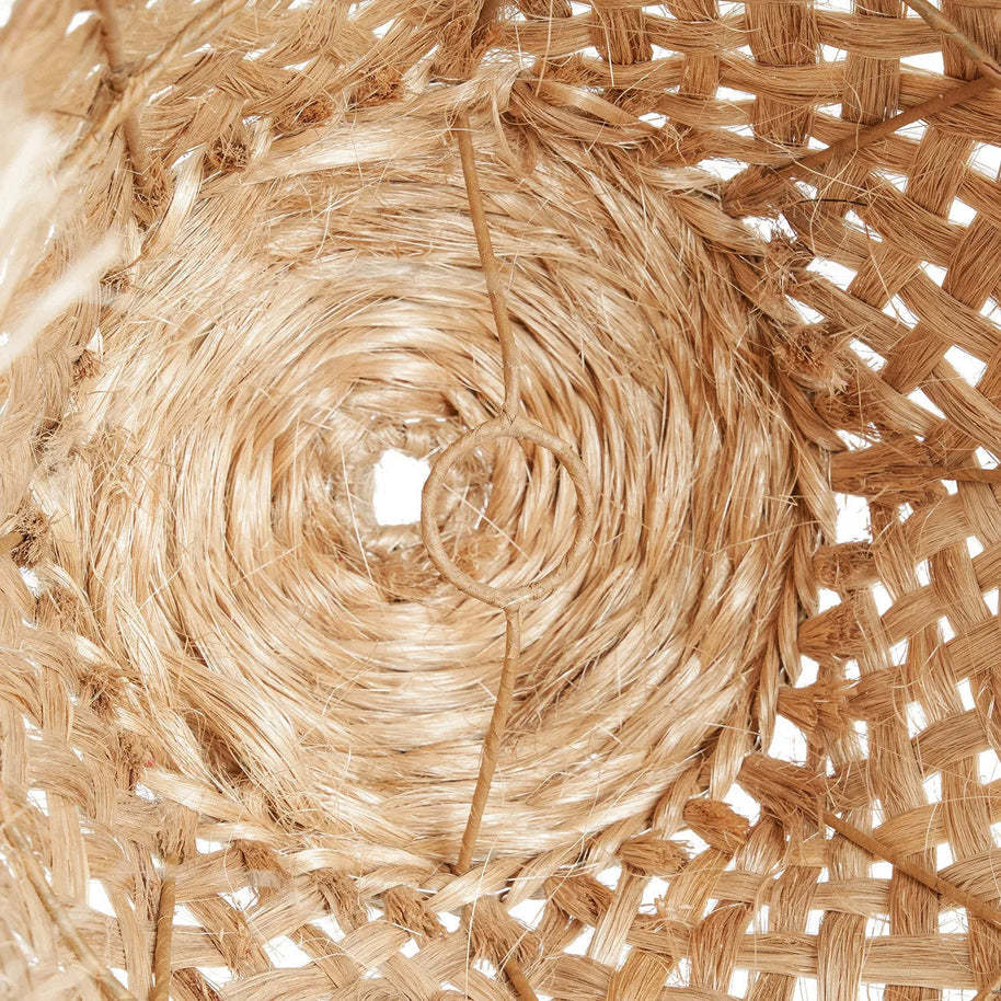 De Abaca kwallenhanger - naturel - M