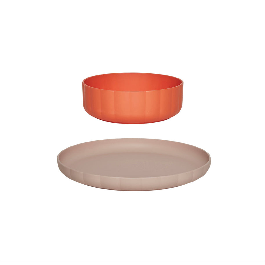 Pullo Bord & Kom - Set van 2