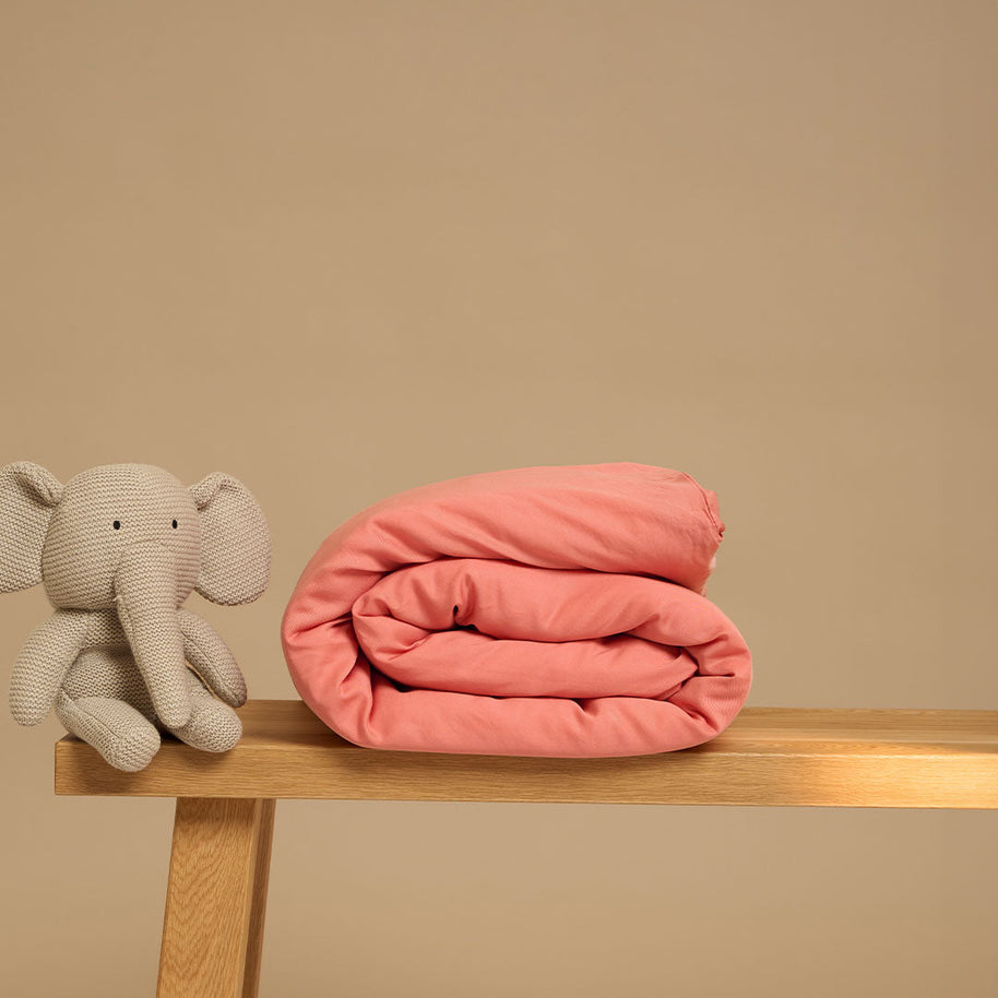 Coco & Cici - Kinderen - TENCEL Keper Dekbedovertrek Blush -