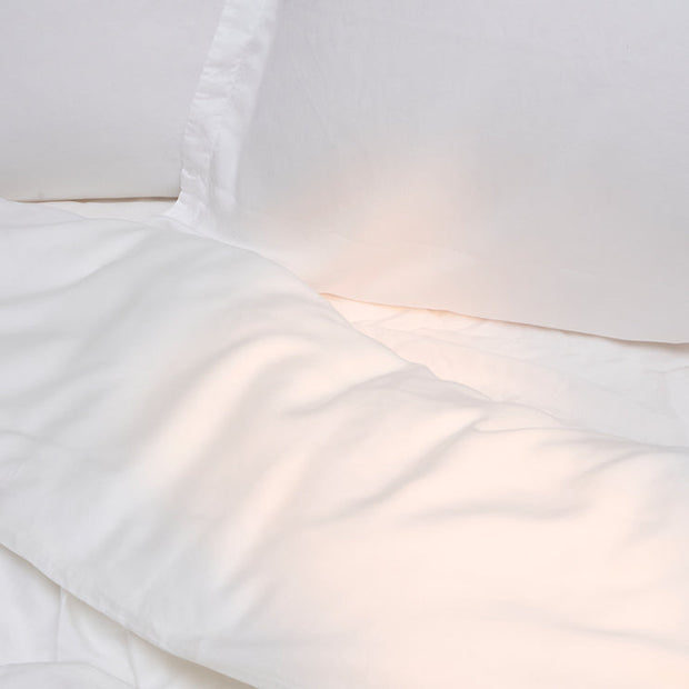 Coco & Cici - TENCEL-keper kussensloop wit - 1 kussensloop 50x60