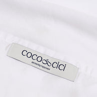 Coco & Cici - TENCEL Twill kussensloop wit - 1 kussensloop 65x65 cm