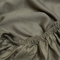 Coco & Cici - TENCEL Keper Hoeslaken olijfgroen - 180x220x30 cm