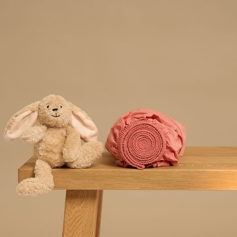 Coco & Cici - Kinderen - Hoeslaken TENCEL Keper Roze - 60x120x15