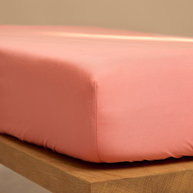 Coco & Cici - Kinderen - Hoeslaken TENCEL Twill Blush - 70x145x15