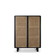 Neo highboard - Zwart eiken