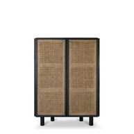 Neo highboard - Zwart eiken