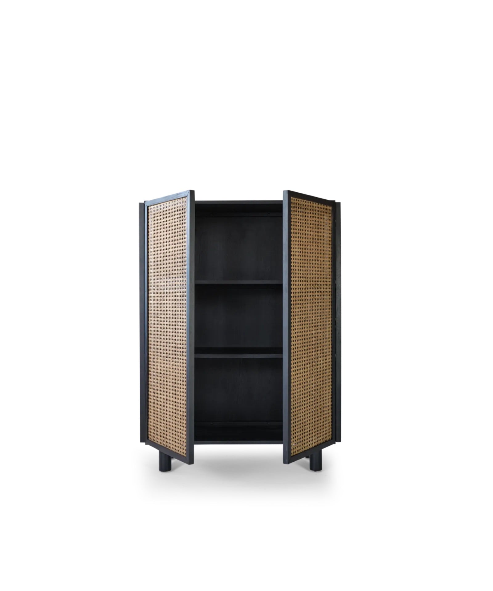 Neo highboard - Zwart eiken