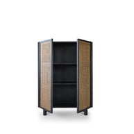 Neo highboard - Zwart eiken