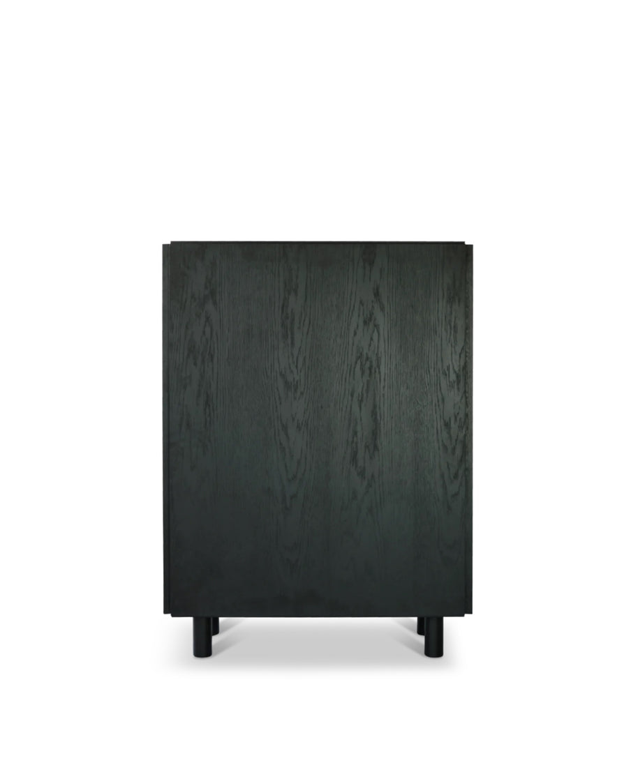 Neo highboard - Zwart eiken