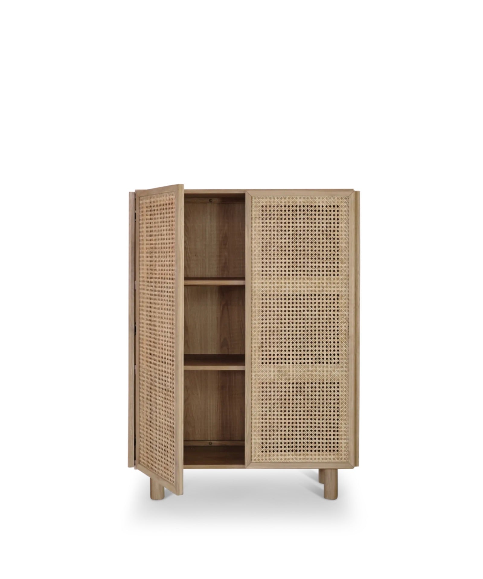 Neo hoge kast - natuurlijk eiken